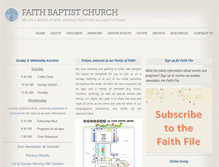 Tablet Screenshot of familyoffaith.net